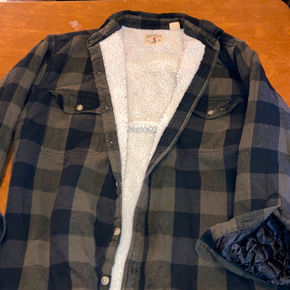 Red Head Sherpa lined flannel